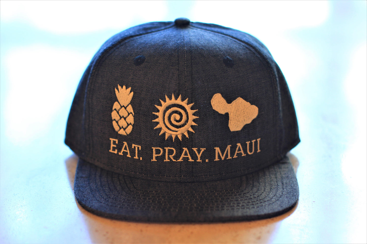 Trademark Denim Snapback Hawaiian Bronze