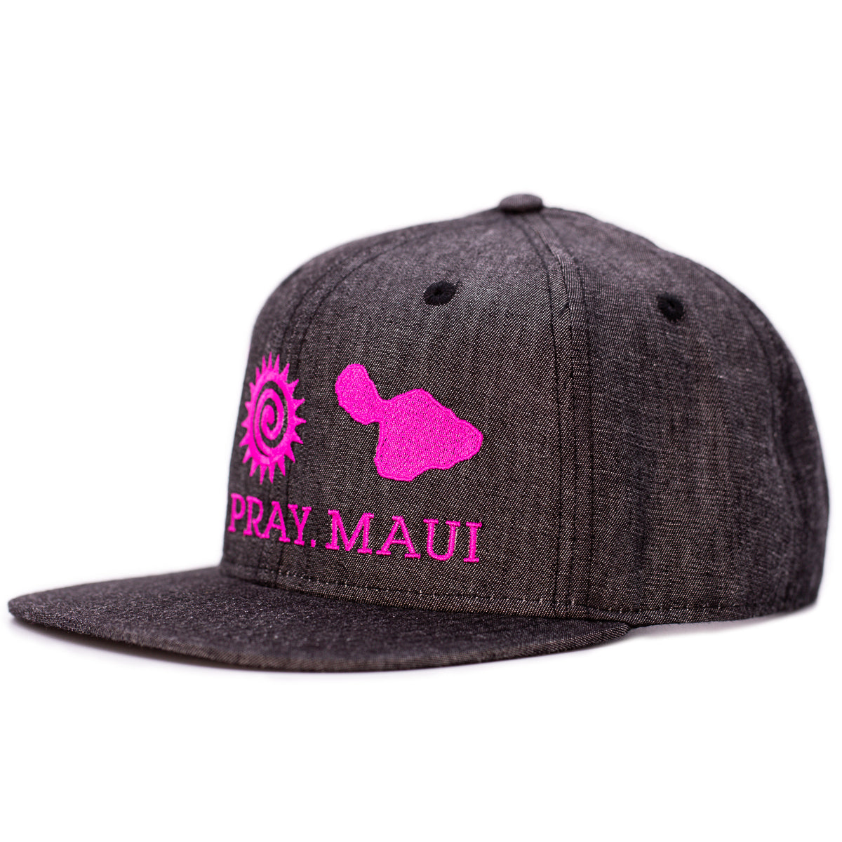 Modern Denim Snapback Pink