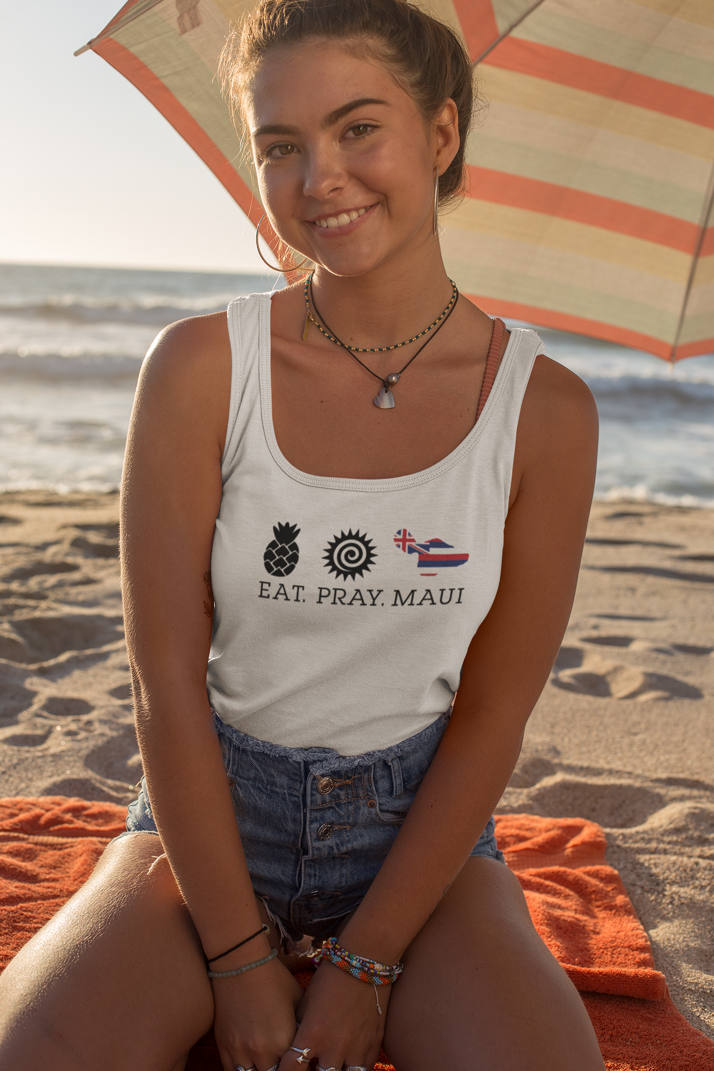 Unisex Tank Top Hawaiian Flag