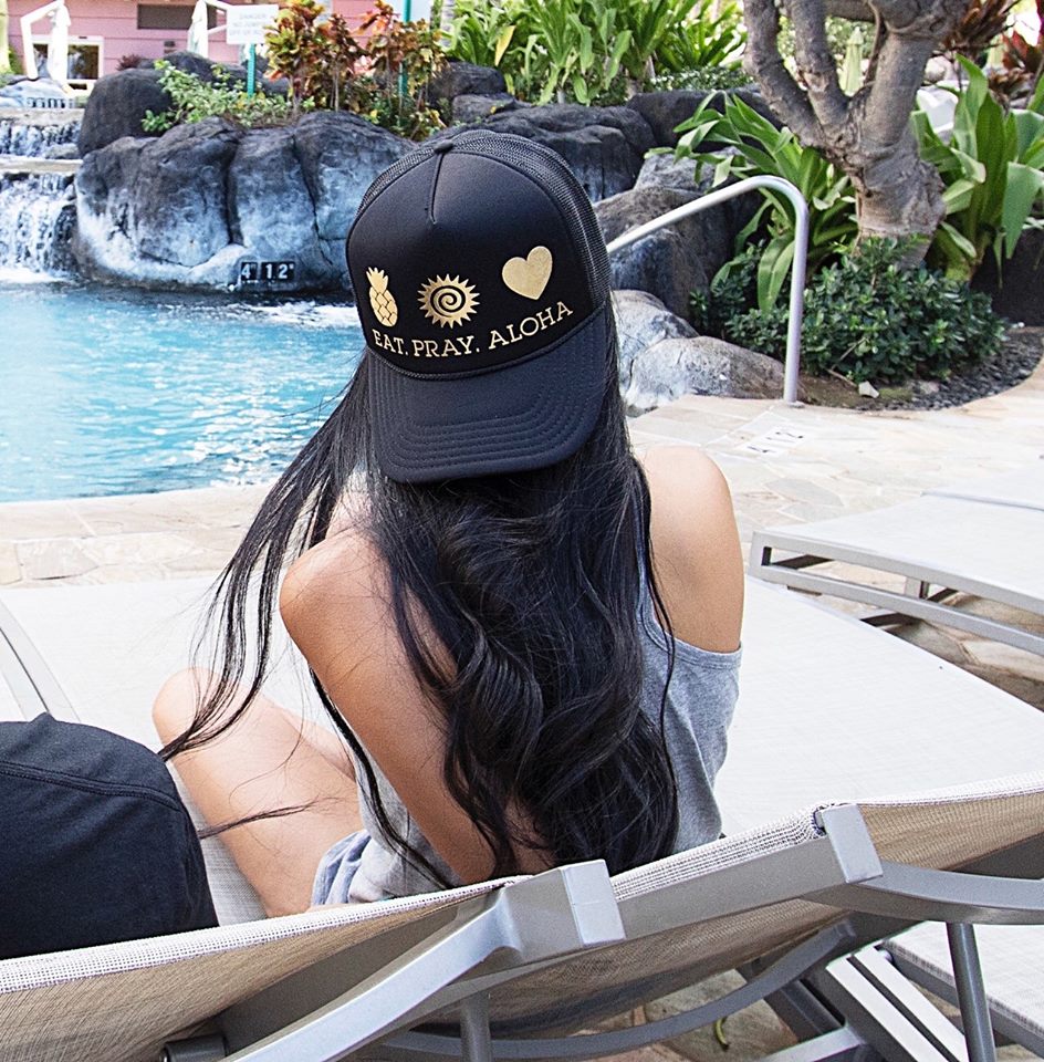 Prestige Black and Gold Trucker