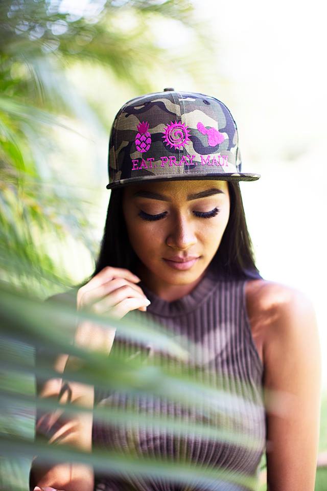 Signature EPM Camo Snapback Pink