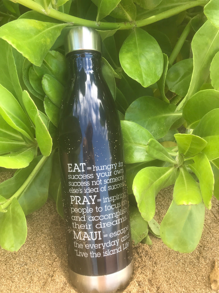 EAT PRAY MAUI® Bottle > NAVY BLUE