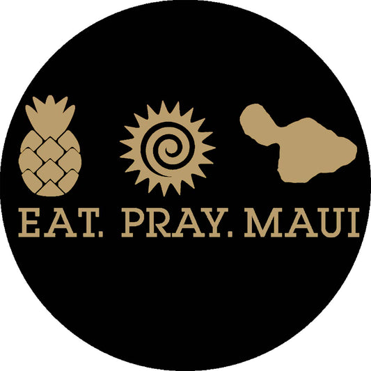 Black & Gold Circle Sticker