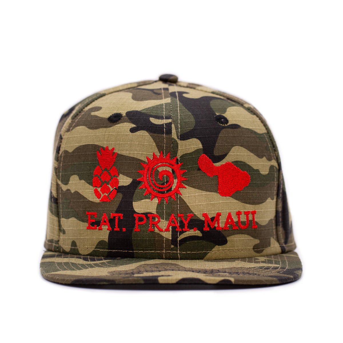 Signature EPM Camo Snapback Red