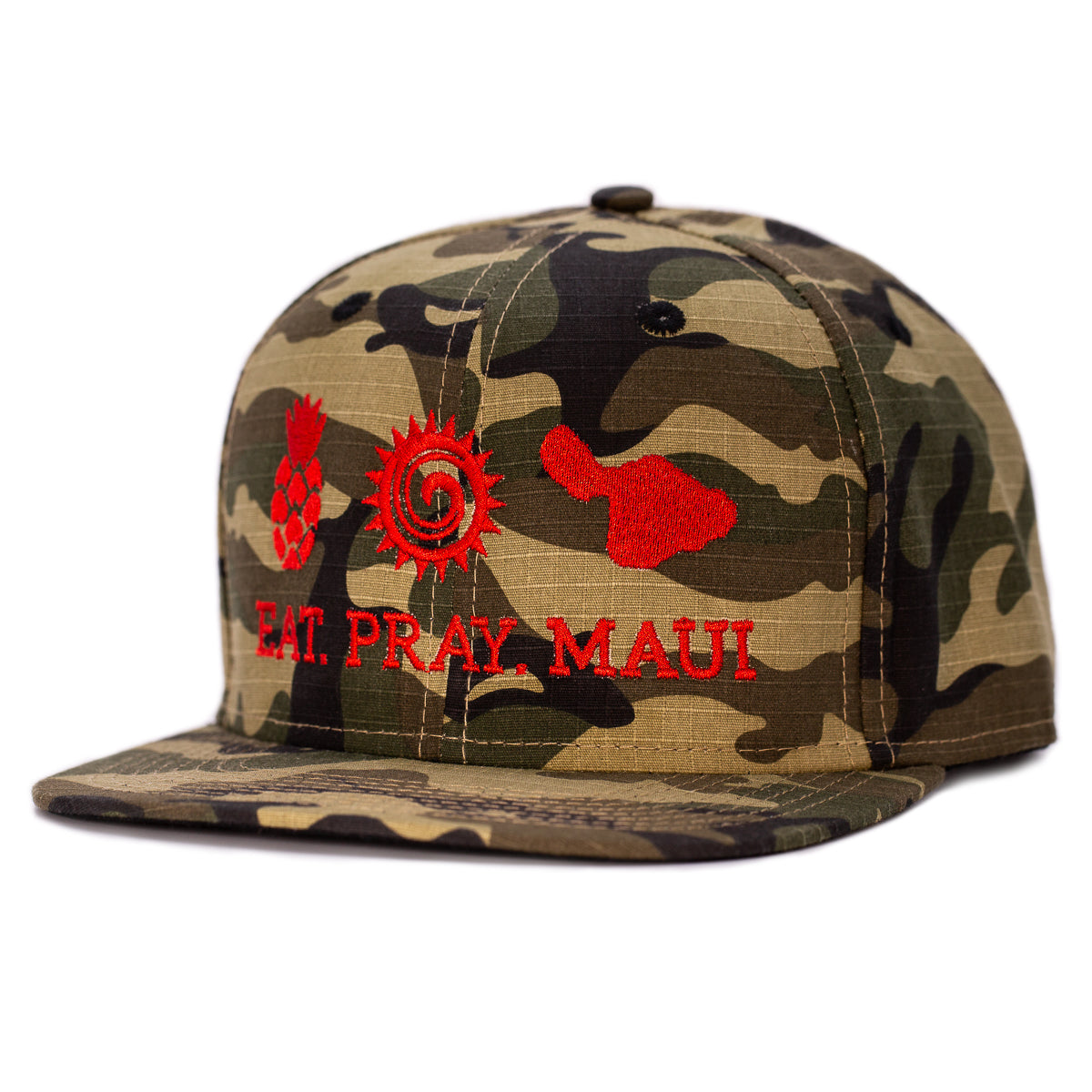 Signature EPM Camo Snapback Red