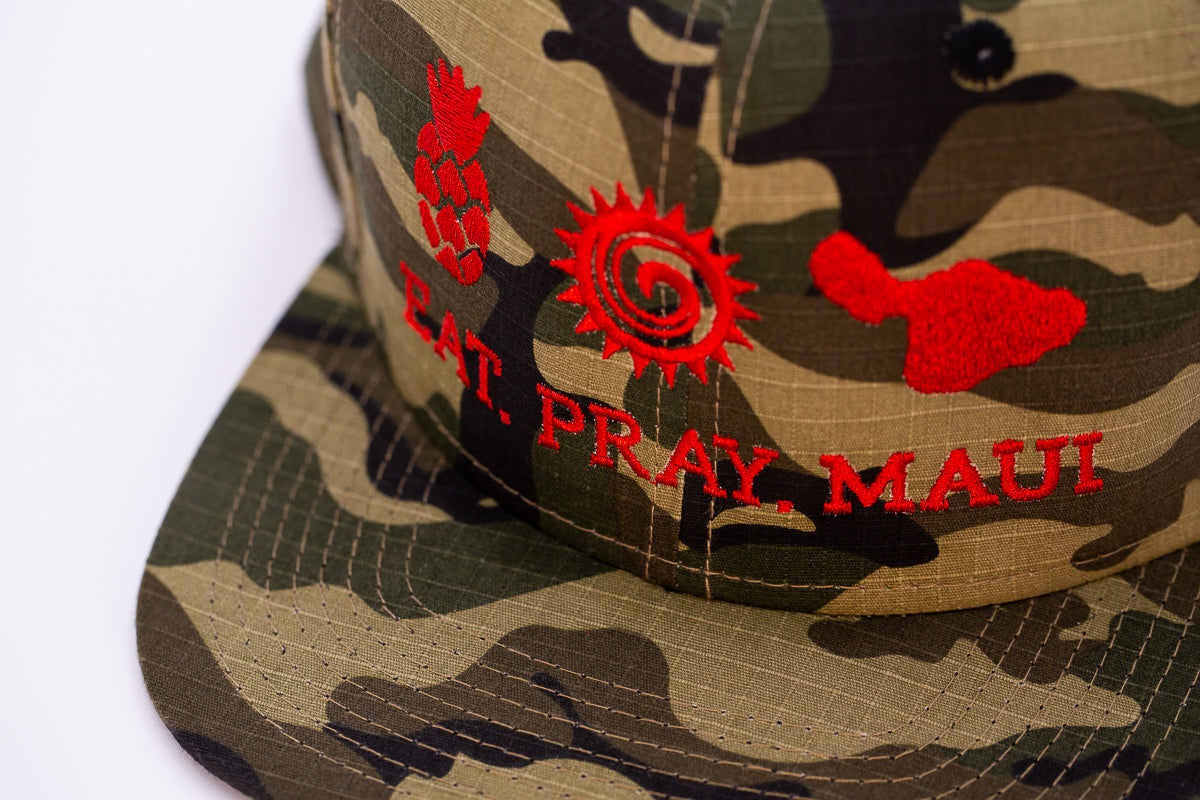 Signature EPM Camo Snapback Red