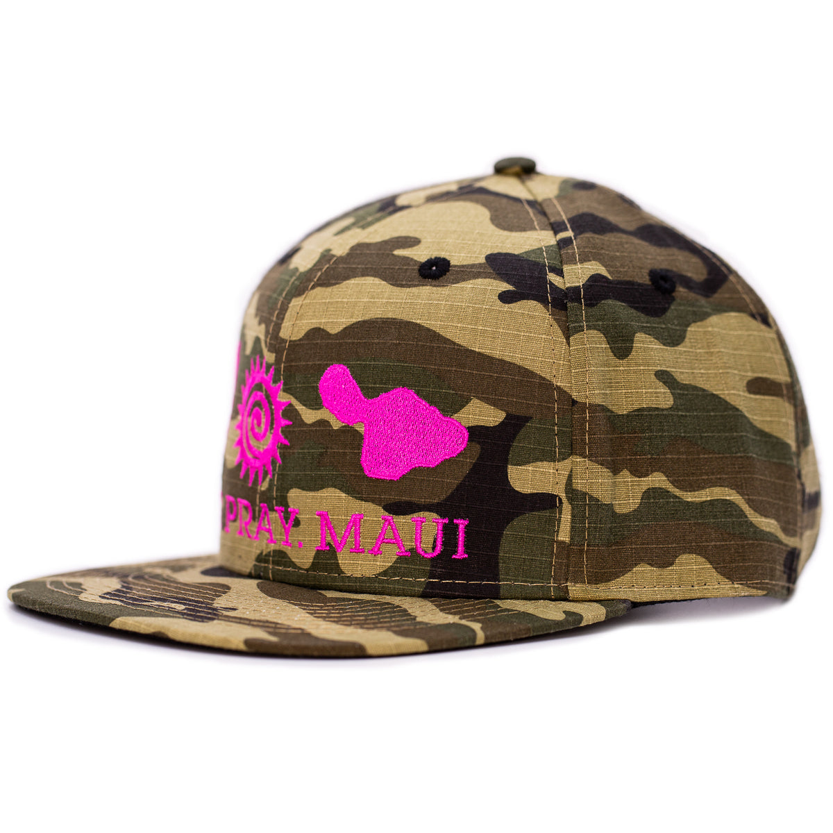 Signature EPM Camo Snapback Pink