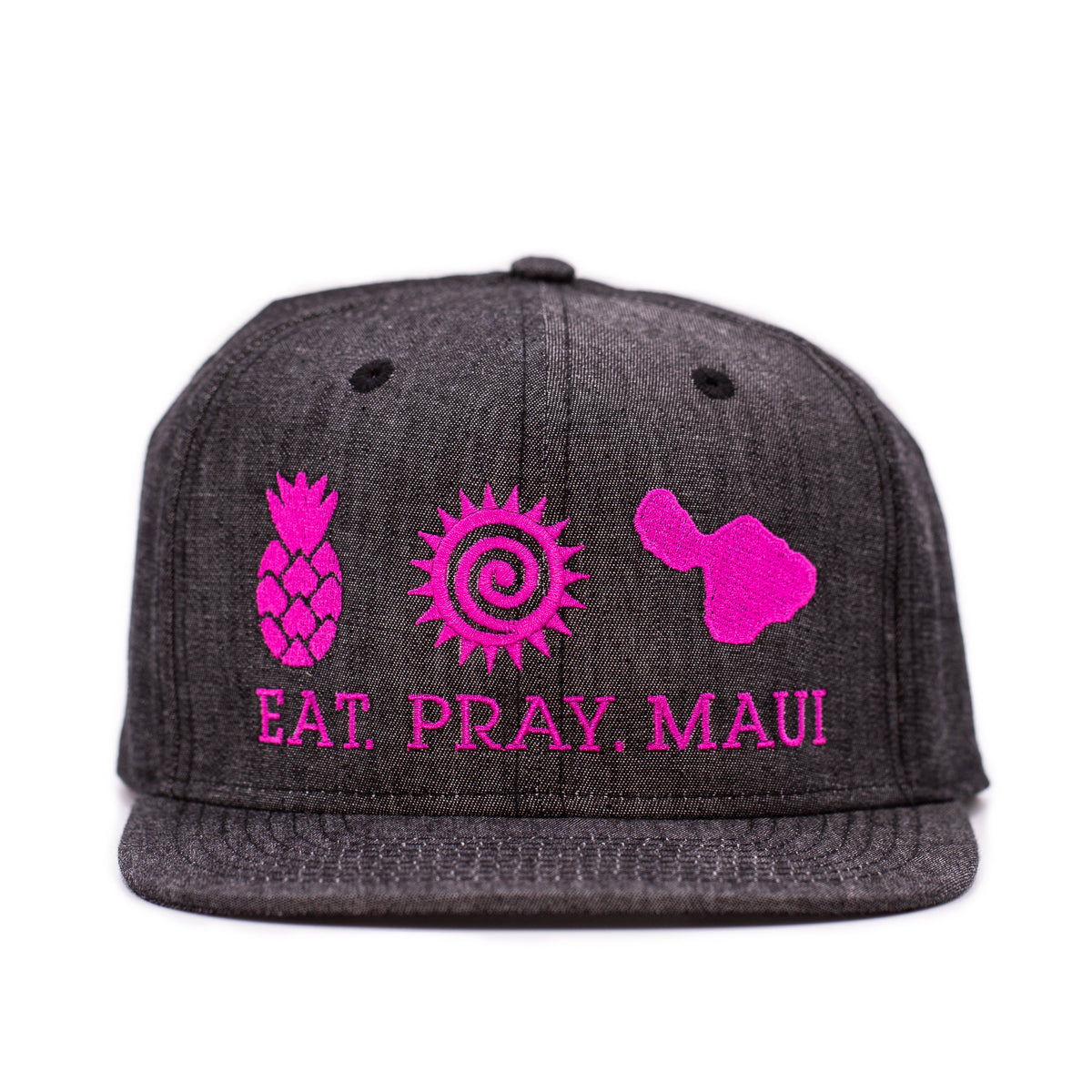 Modern Denim Snapback Pink