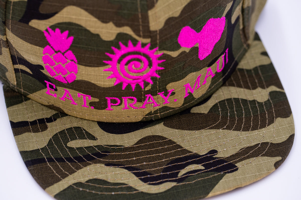 Signature EPM Camo Snapback Pink
