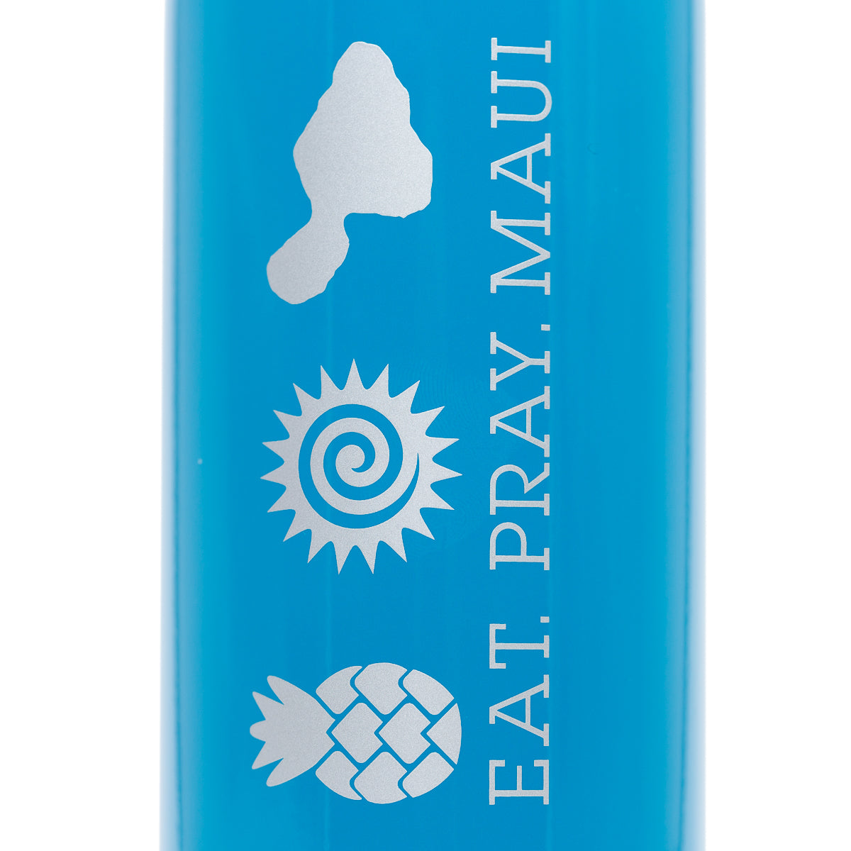 EAT PRAY MAUI® 물병 > 네온 블루