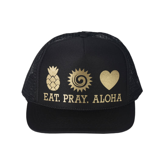 Prestige Black and Gold Trucker