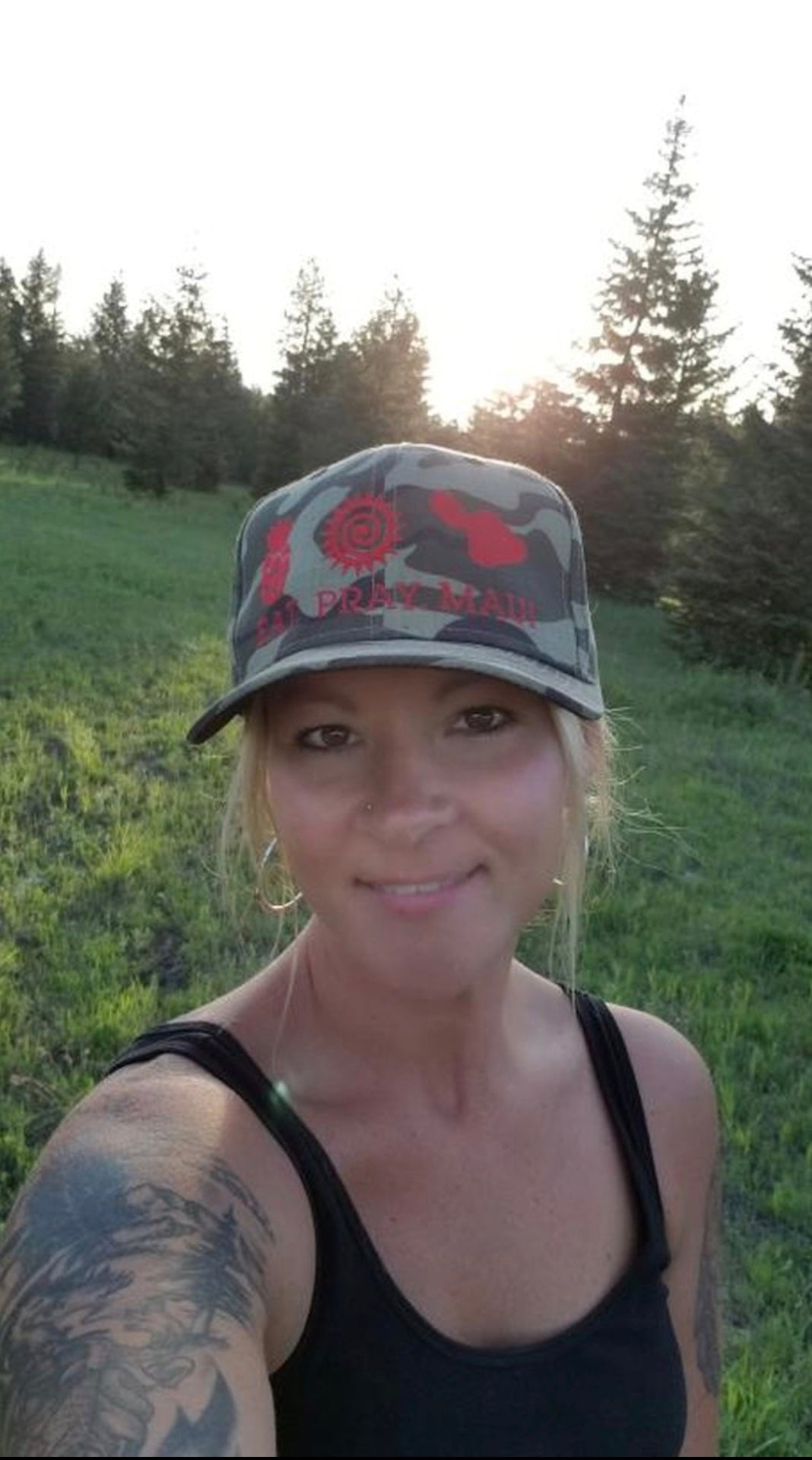 Signature EPM Camo Snapback Red