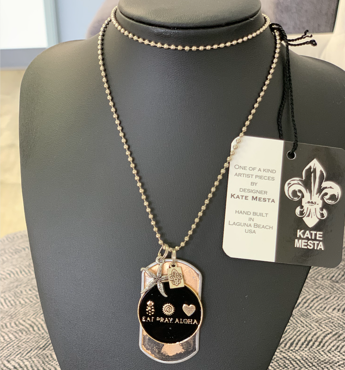 Star Fish Charm Dog Tag - Custom Made by Kate Mesta
