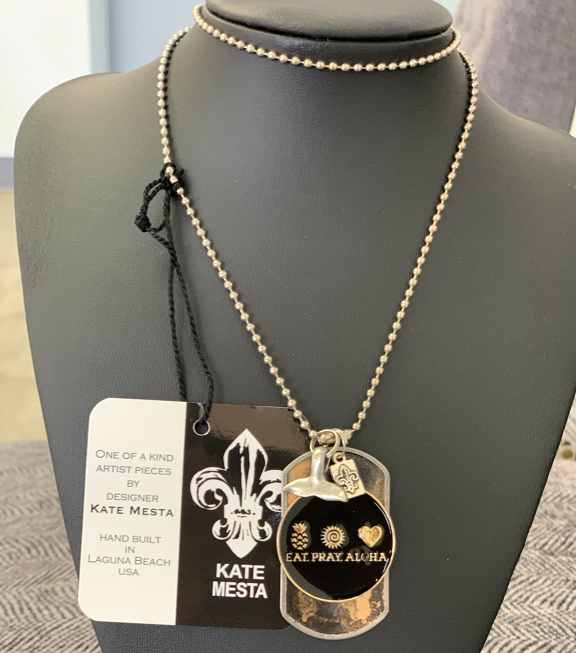 Whale Tail Charm - Custom Made by Kate Mesta
