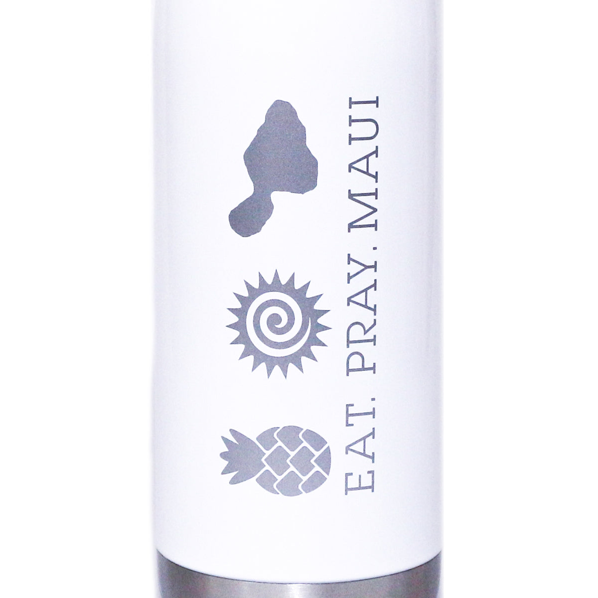 EAT PRAY MAUI® 물병 > WHITE