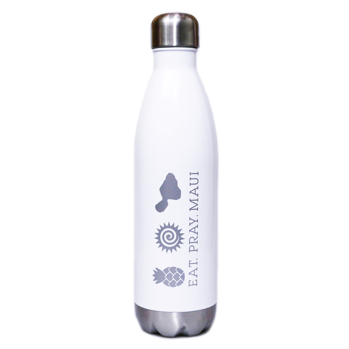 EAT PRAY MAUI® 물병 > WHITE