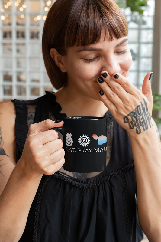 Black Glossy Mug - Multi Color
