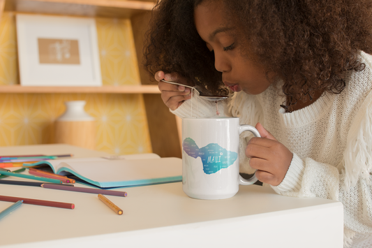 White glossy mug - Maui Design