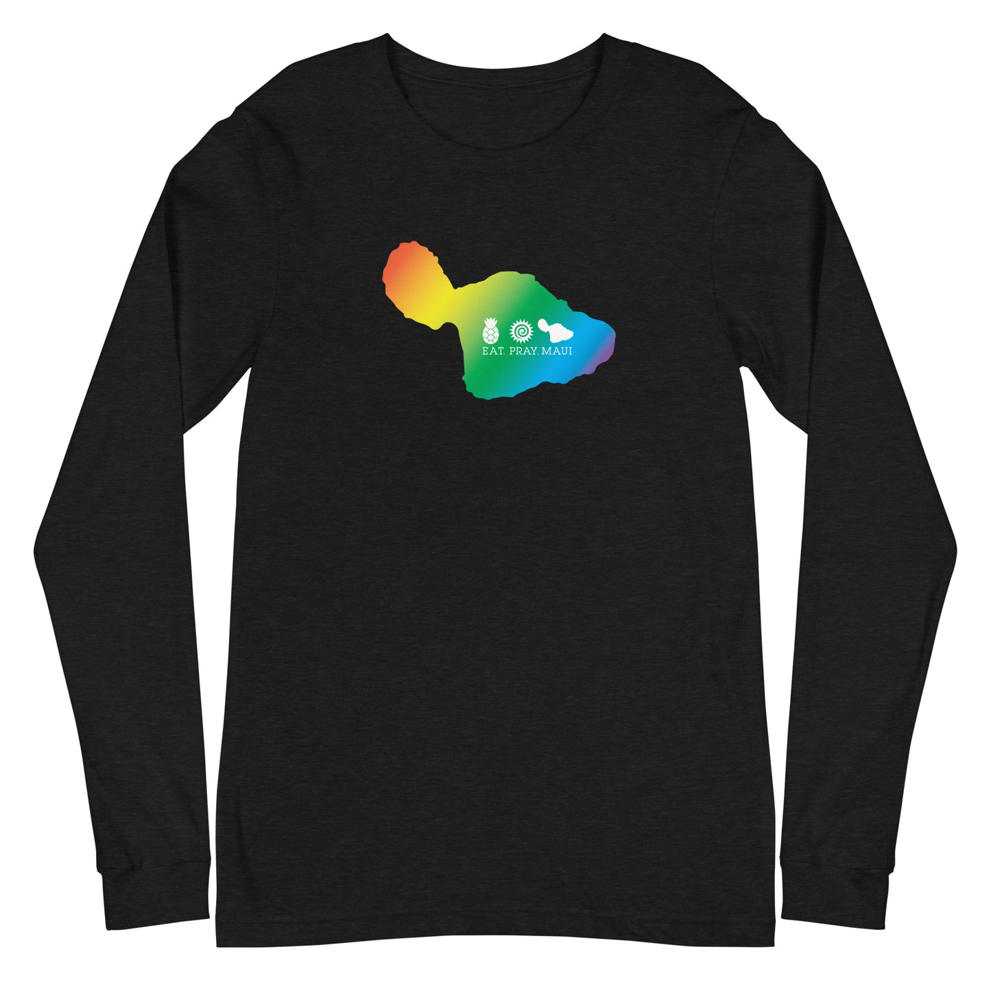 Unisex Long Sleeve Tee Maui Rainbow