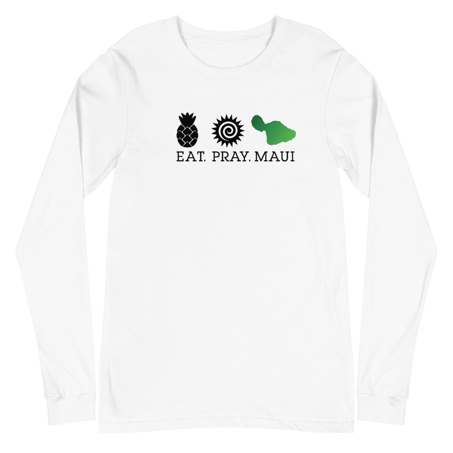 Unisex Long Sleeve Tee Hana Green