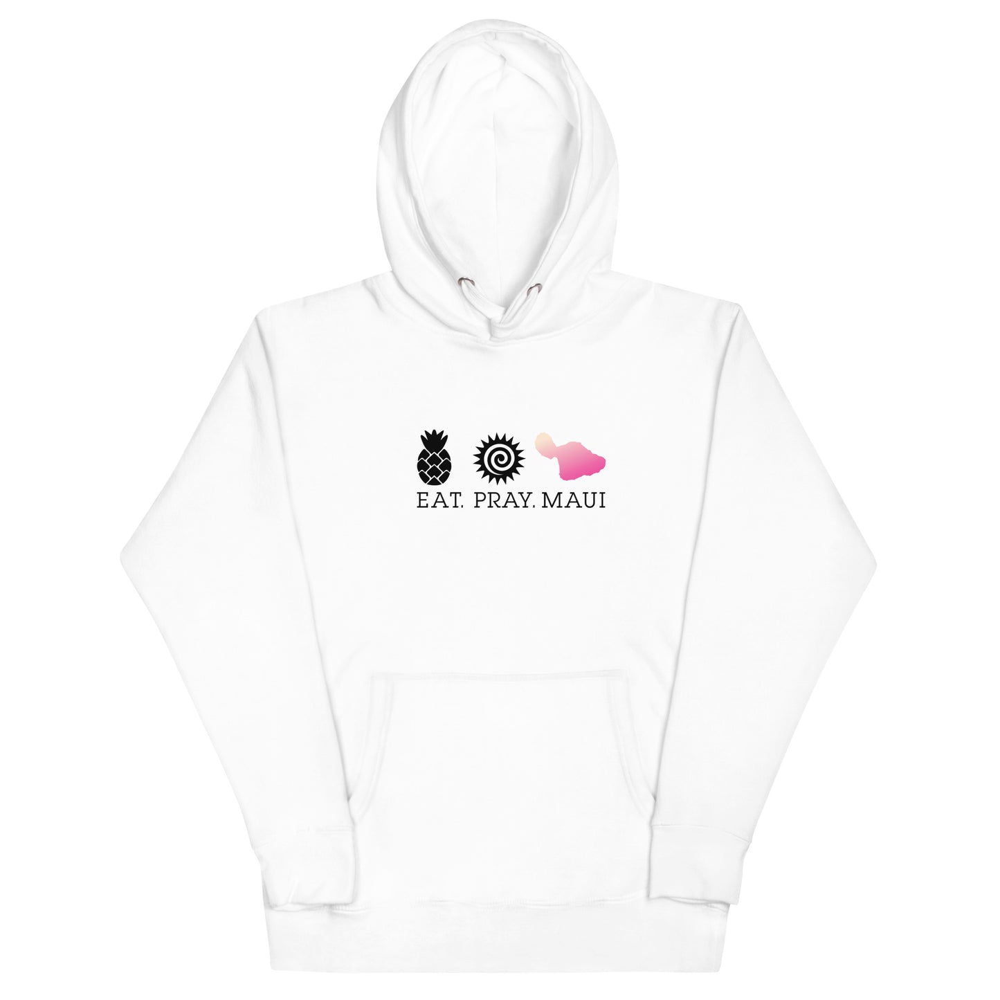 Unisex Hoodie Pink Maui Color
