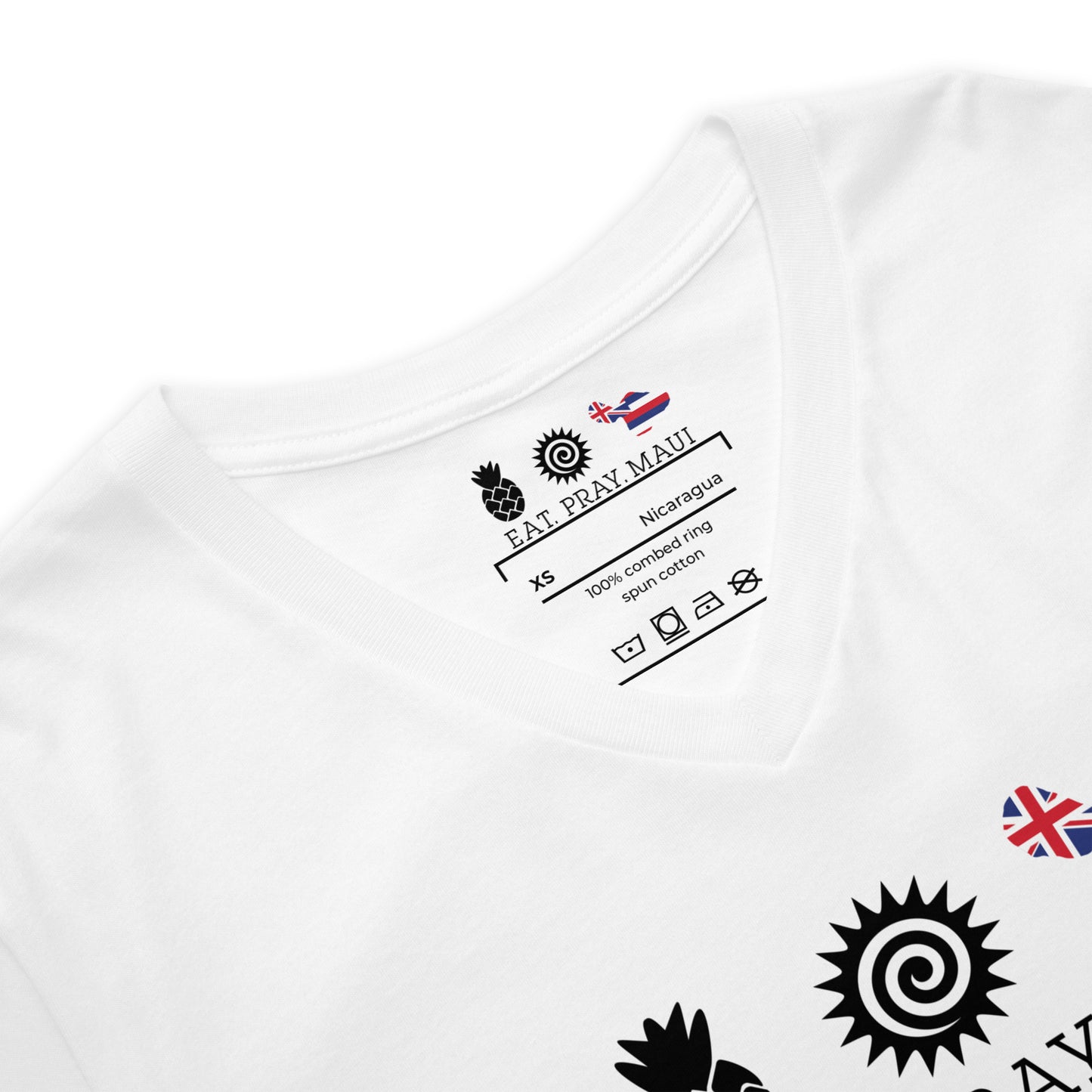 Unisex Short Sleeve V-Neck T-Shirt