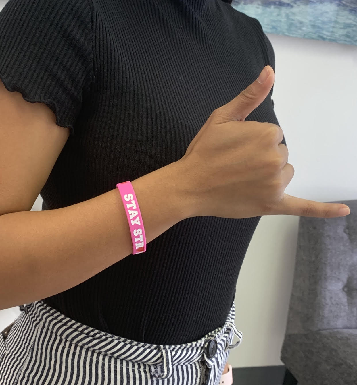 Stay Strong Bracelet > Pink