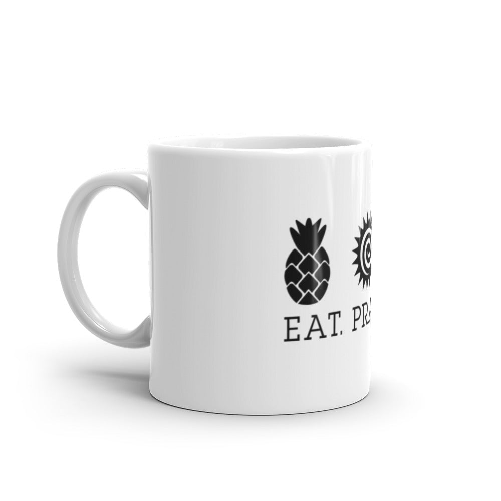 White glossy EPM mug