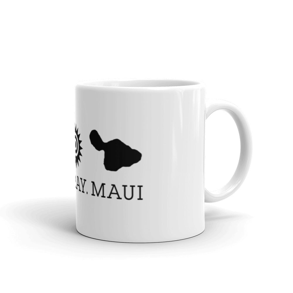 White glossy EPM mug