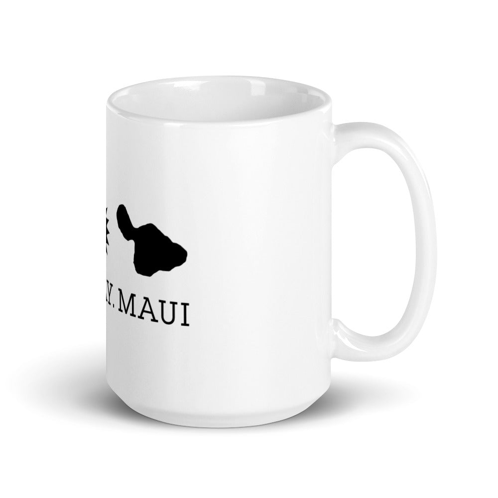 White glossy EPM mug