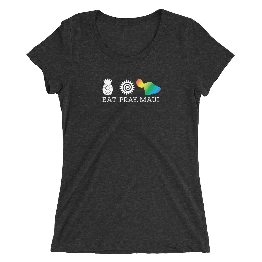 Ladies' short sleeve t-shirt - Rainbow Maui