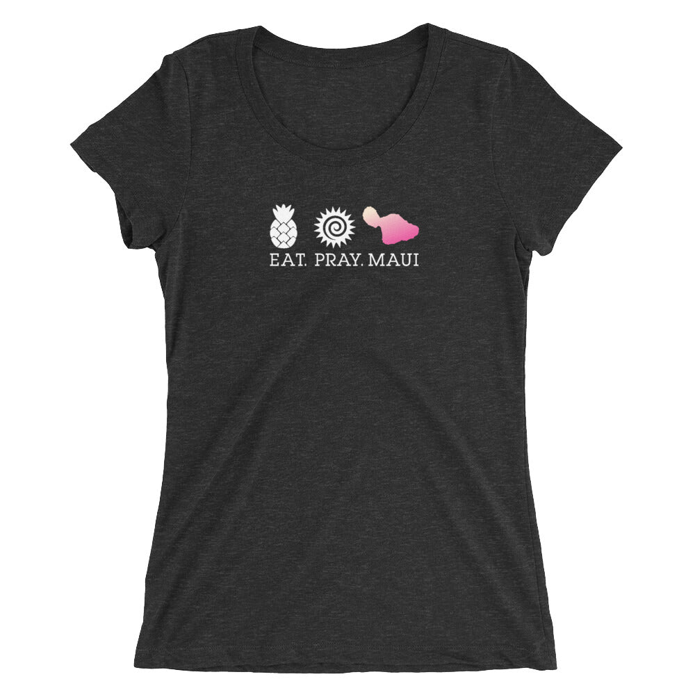 Ladies' short sleeve t-shirt - Pink Maui
