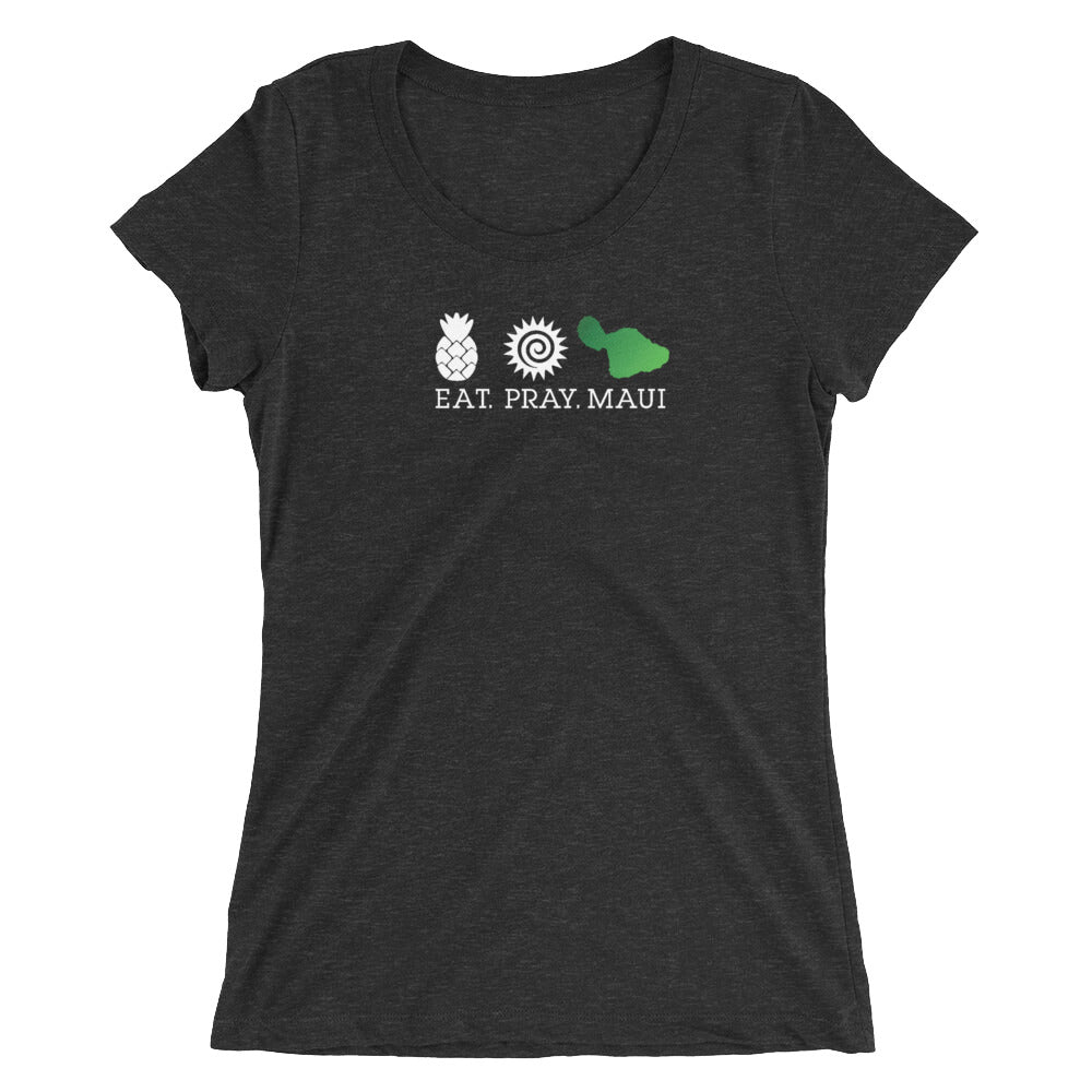 Ladies' short sleeve t-shirt - Green Gradient Maui