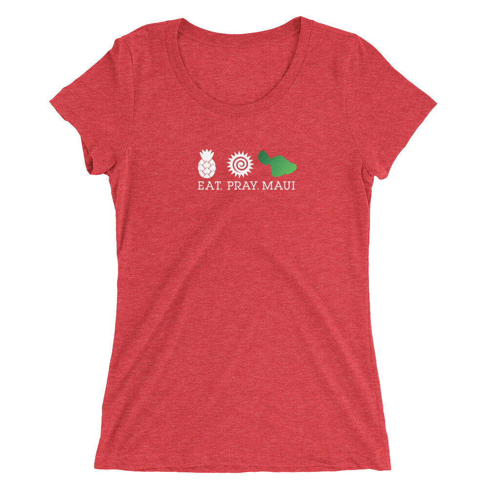 Ladies' short sleeve t-shirt - Green Gradient Maui