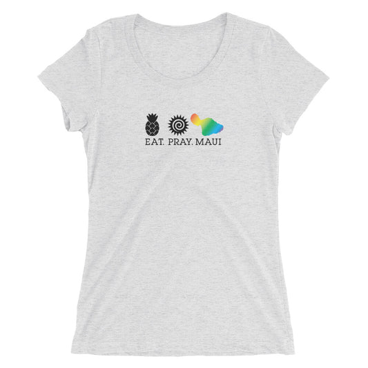 Ladies' short sleeve t-shirt - Rainbow Maui