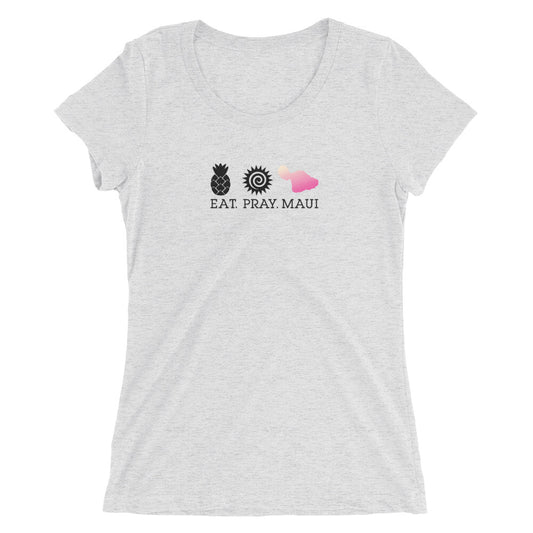 Ladies' short sleeve t-shirt - Pink Maui